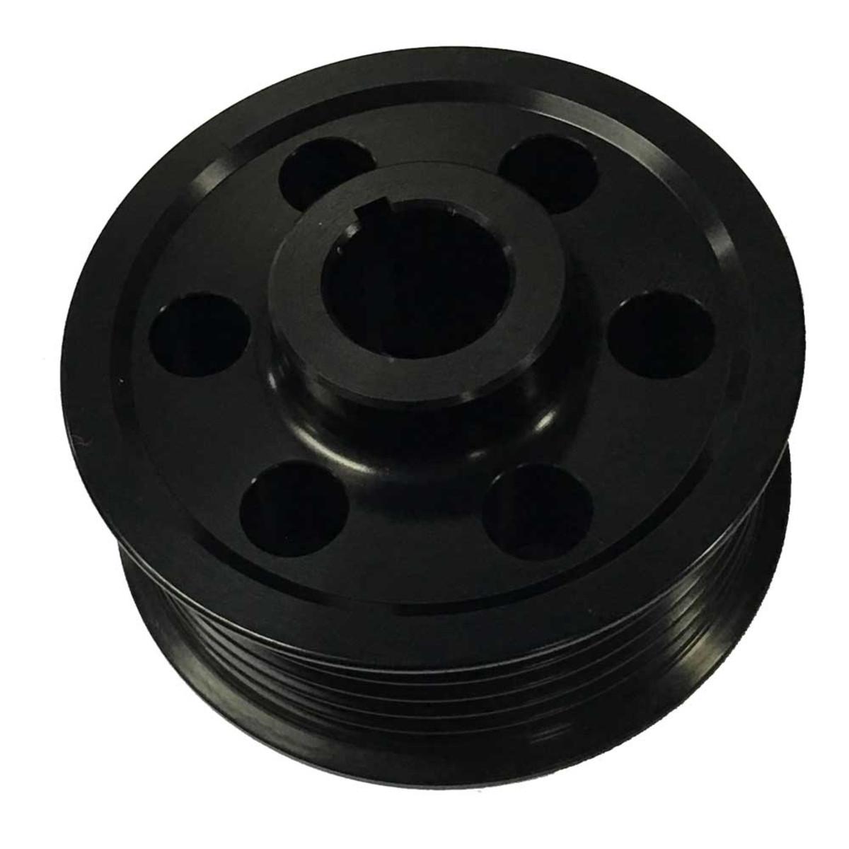 VMP 2.49" Roush M90 Keyed 6-rib Pulley for '05-'08 (2005-2008 Mustang) - 249-6-K