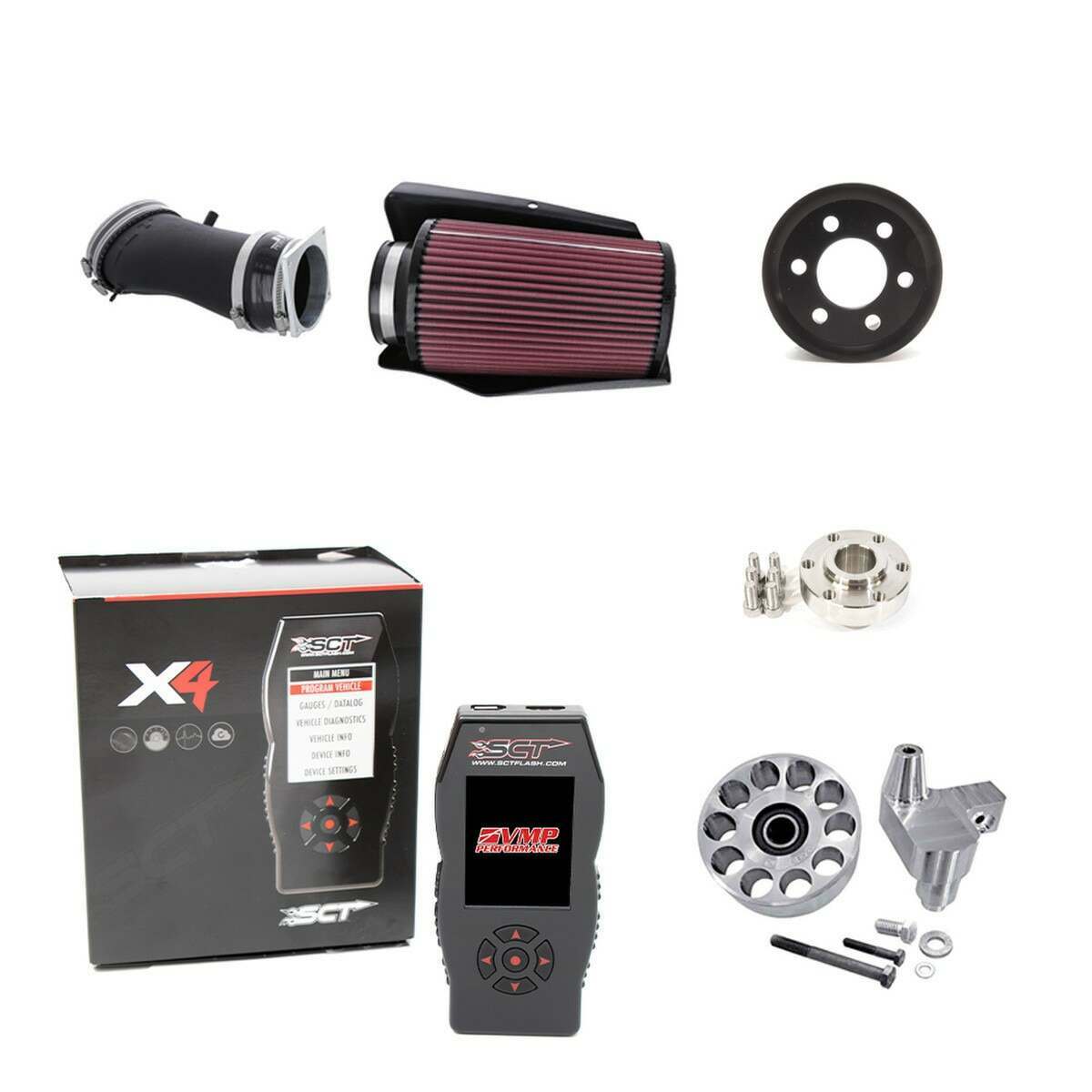 VMP 03-'04 Cobra Terminator Stage 1 Pulley Pack - 2.8" (2003-2004 Mustang SVT Cobra) - VMP-PK0304COBRA-S1
