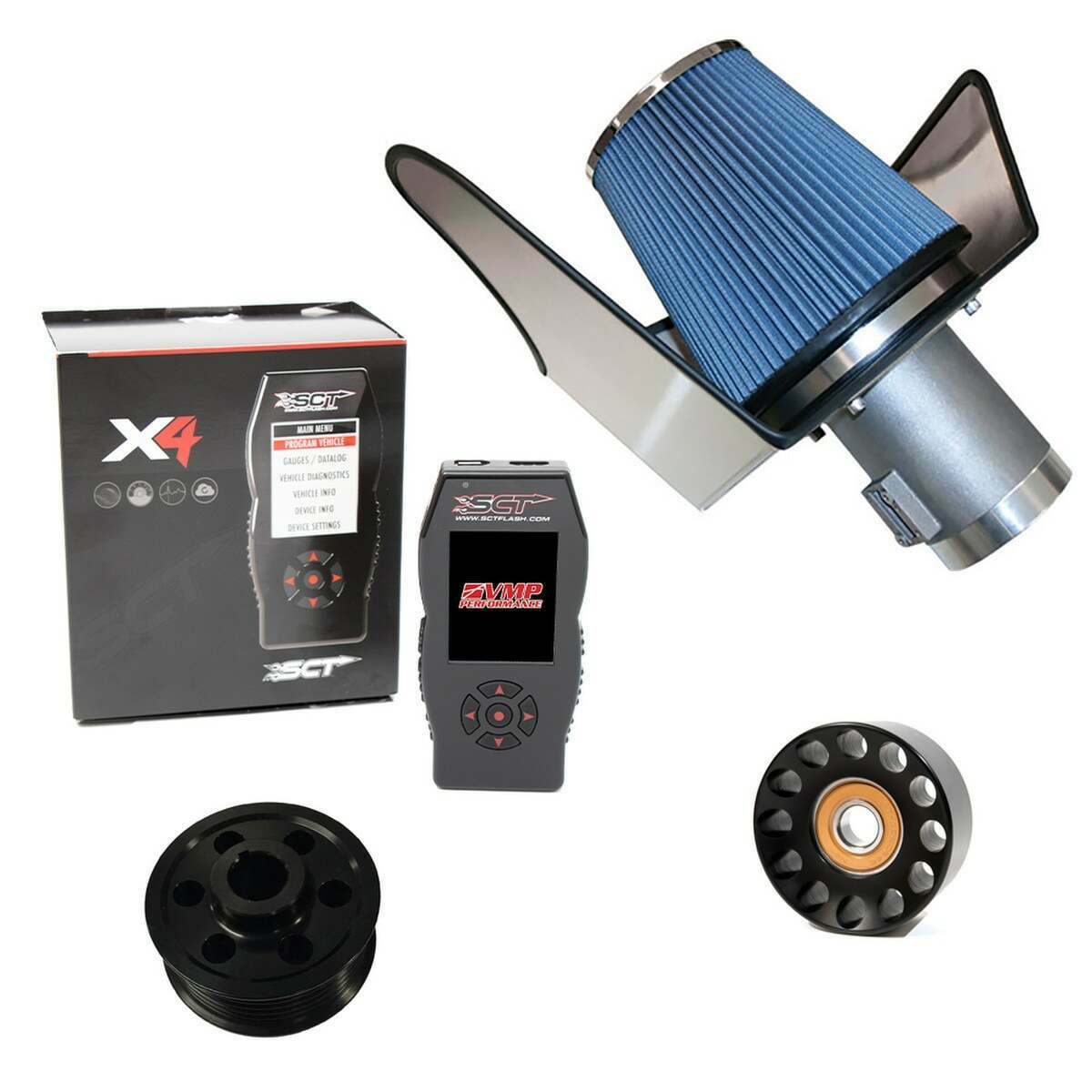 VMP 05-'09 Mustang GT W/ Keyed-Pulley Roush M90 Stage 1 Power Pack (2005-2009 Mustang GT) - VMP-PK59RSC-S1K
