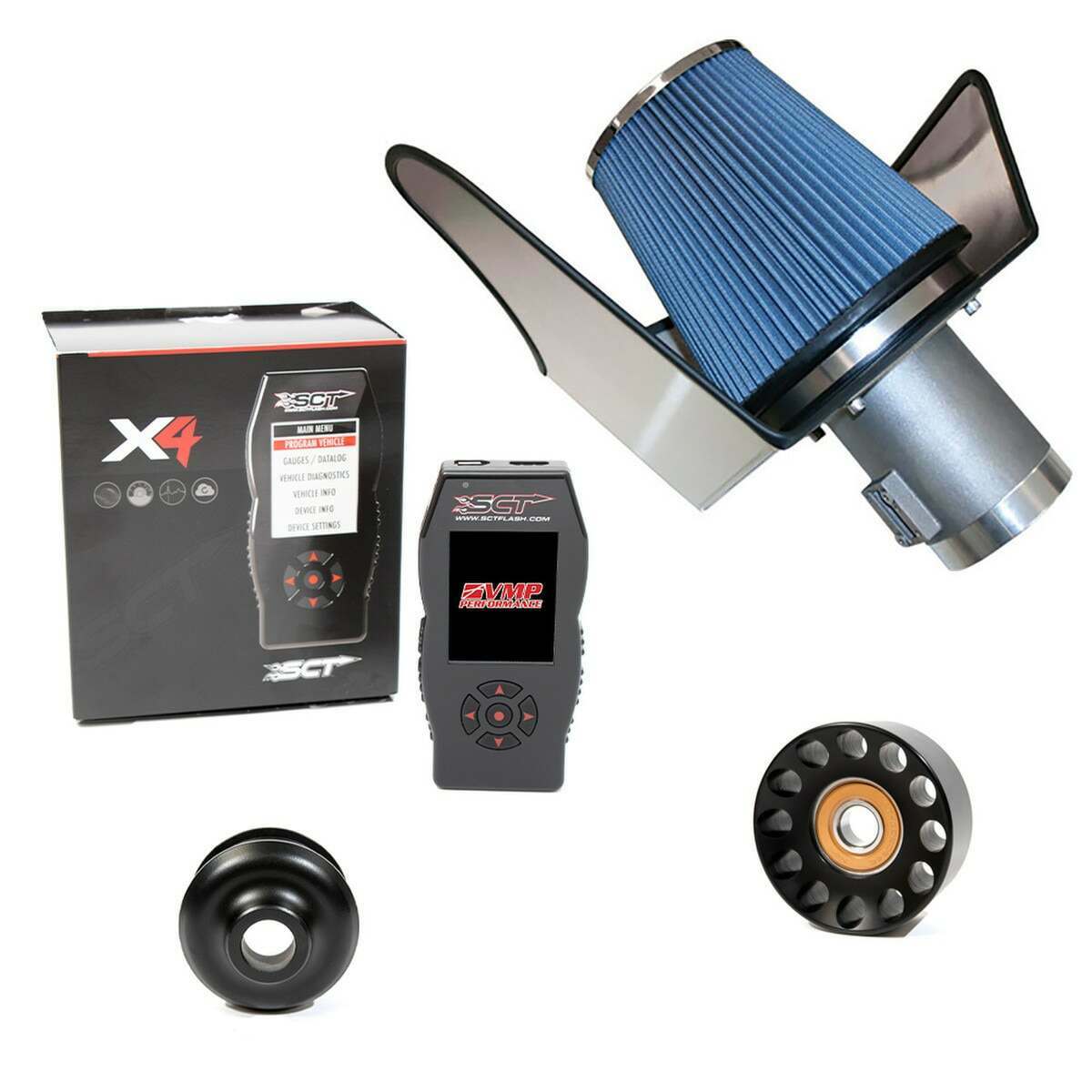 VMP 05-'09 Mustang GT W/ Pressed-Pulley Roush M90 Stage 1 Power Pack (2005-2009 Mustang GT) - VMP-PK59RSC-S1P
