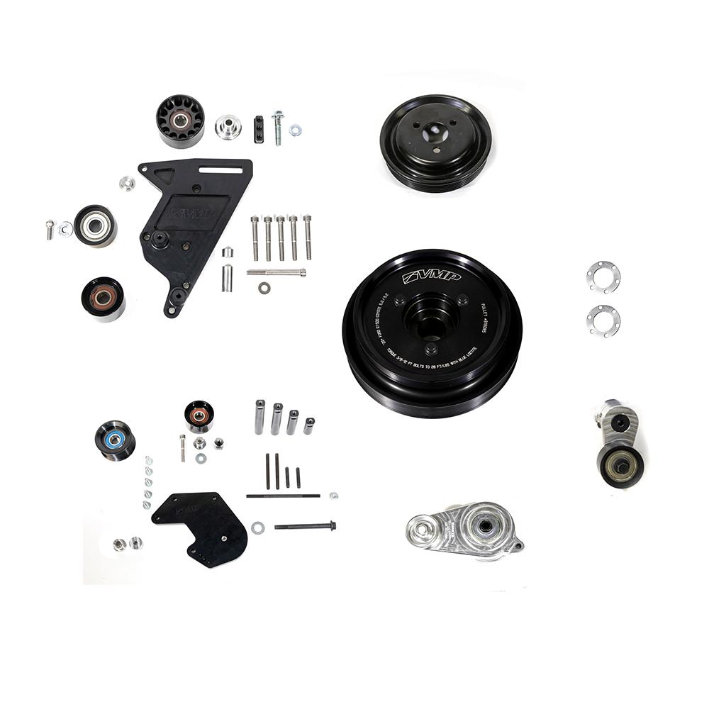 VMP 10-Rib Full-FEAD Kit for '11-17 Gen3R Supercharged Coyote w/o AC - 20% OD (2011-2017 Mustang) - SUP030