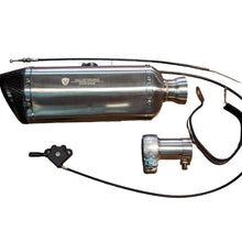 Valvetronic Designs Universal Bike Valved Straight Muffler Kit 2.0 Inch - VTD.BIKE.SB.UVM.STR.50MM