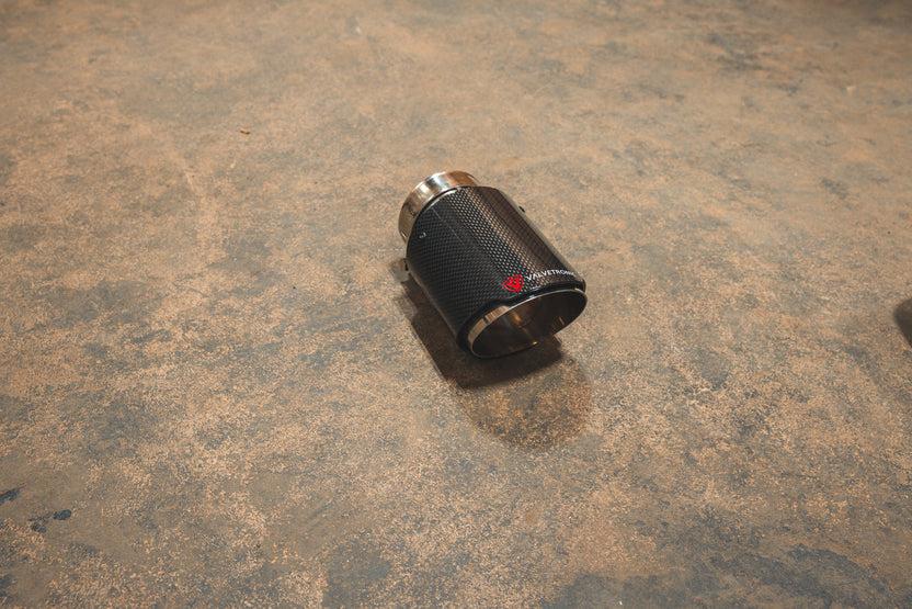 Valvetronic Designs Exhaust Tips 2.5 / 63MM - VTD.TIP.SLVE.25.35.RC