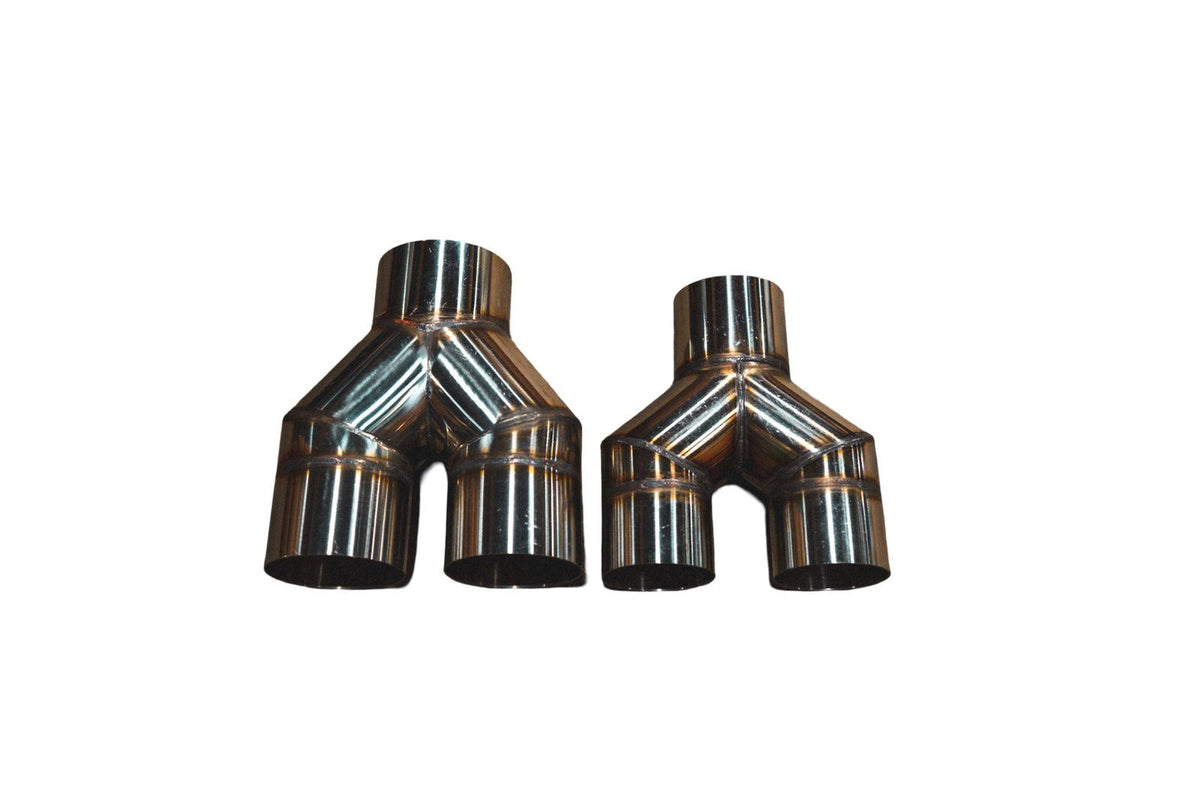 Valvetronic Designs Universal Y Pipe Adapter - 63mm / 2.5in - VTD.YPIPE.63MM
