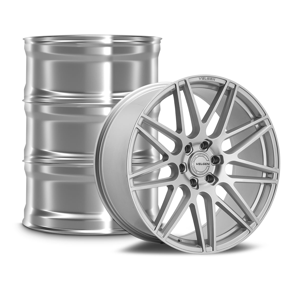 2009-2020 Ford F-150 Velgen VFF-9 Wheel Set (Set of 4) - Gloss Silver - 24x10