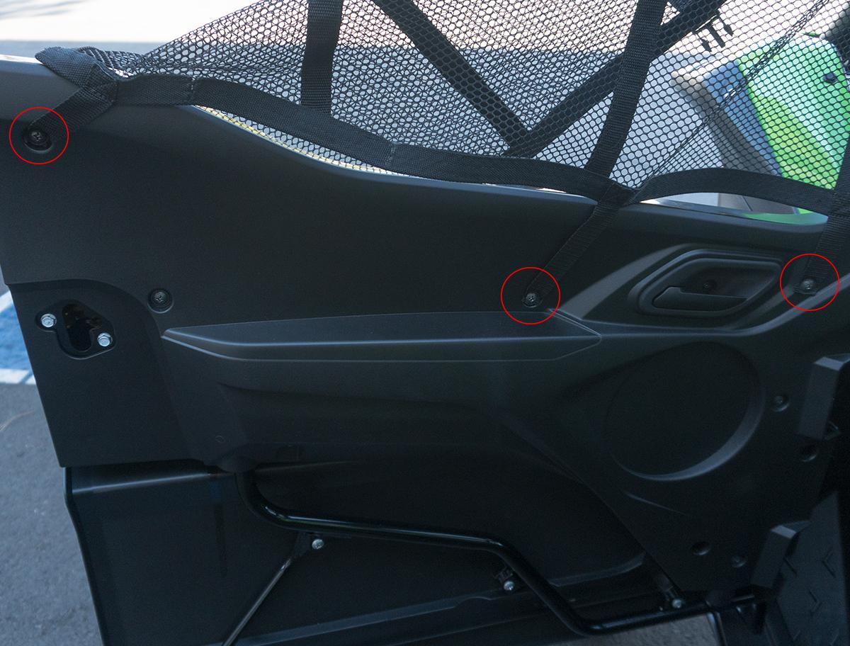 PRP Seats Mesh Window Net Set for Kawasaki KRX and KRX 4 Front - W35