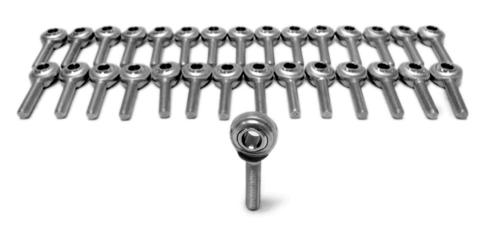Steinjager Inch Male Rod Ends 3/4-16 RH x 0.757 Bore Steel Housing, PTFE Race 30 Pack - J0014779