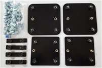 Watson Racing 2005 - 2014 Mustang 6 Point Bolt-In Cage Hardware Kit - Graphite Grey - WR-6PTHARDWARE