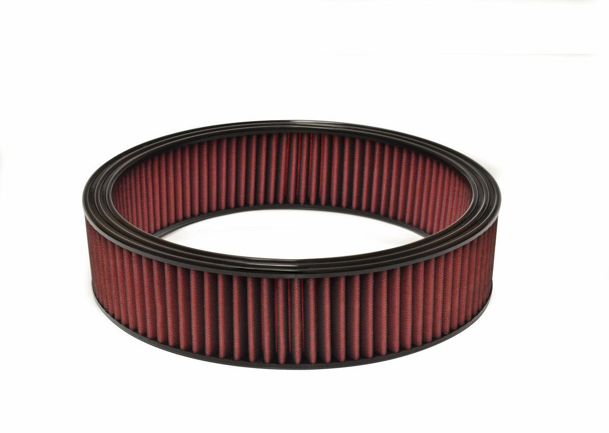 Injen  Injen 14"x3" round 8-layer oiled cotton gauze air filter Part No. X-1090-BB (0-0 N/A N/A) - X-1090-BR