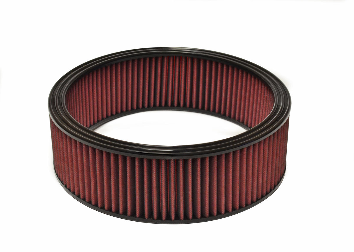 Injen  Injen 14"x4" round 8-layer oiled cotton gauze air filter Part No. X-1091-BB (0-0 N/A N/A) - X-1091-BR