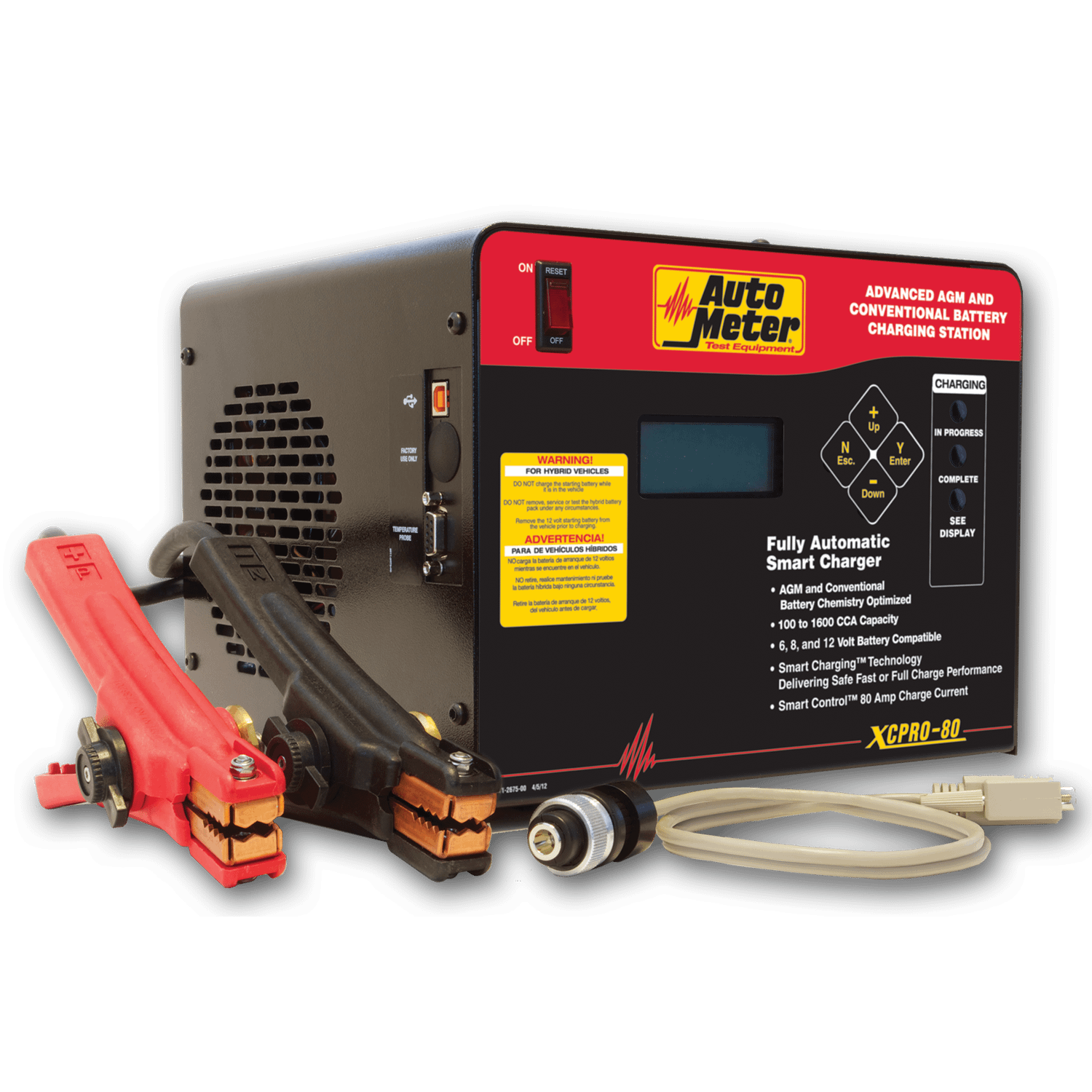 Auto Meter XCPRO-80; AGM Optimized Fast Charger - XCPRO-80