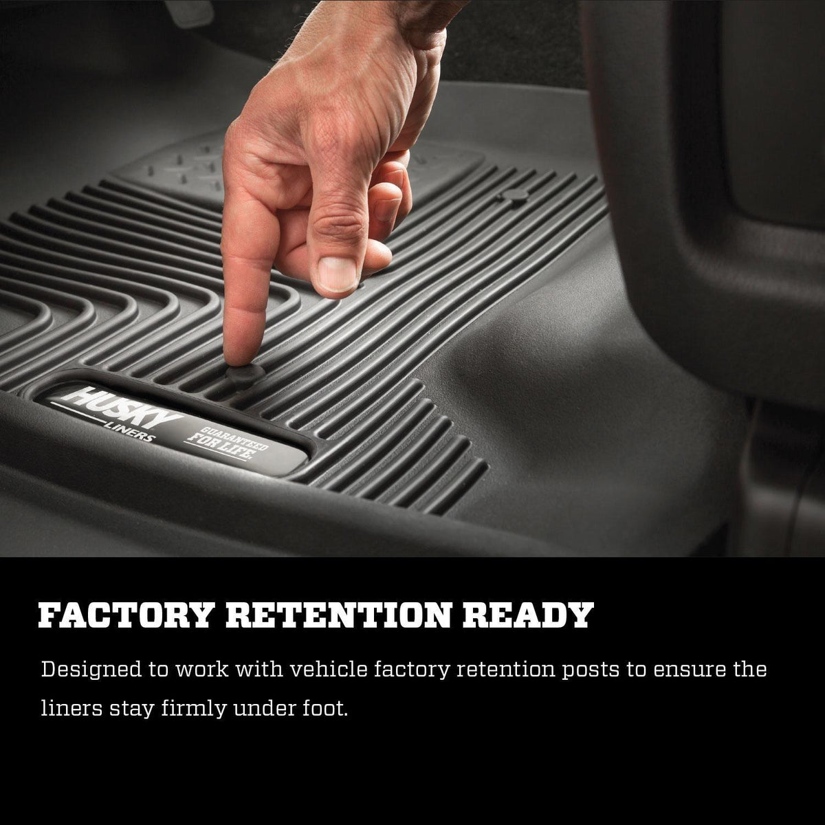 Husky Liners 2Nd Seat Floor Liner (2017-2019 TITAN) - 54401