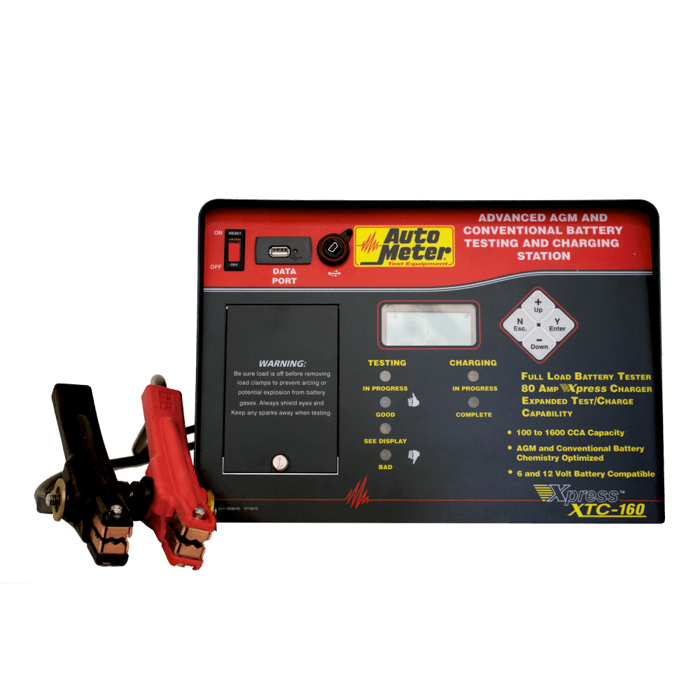 Auto Meter XTC-160; AGM Optimized Fast Charger/Tester - XTC-160
