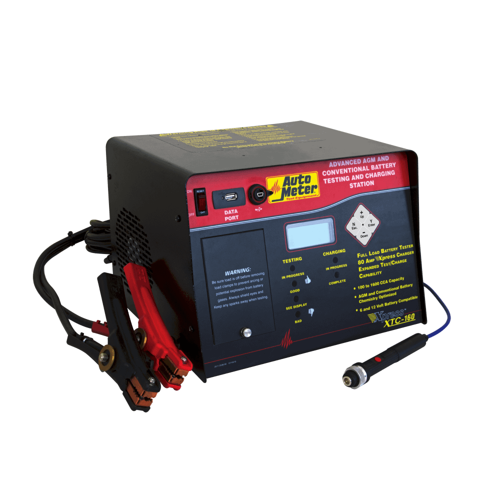 Auto Meter XTC-160; AGM Optimized Fast Charger/Tester - XTC-160