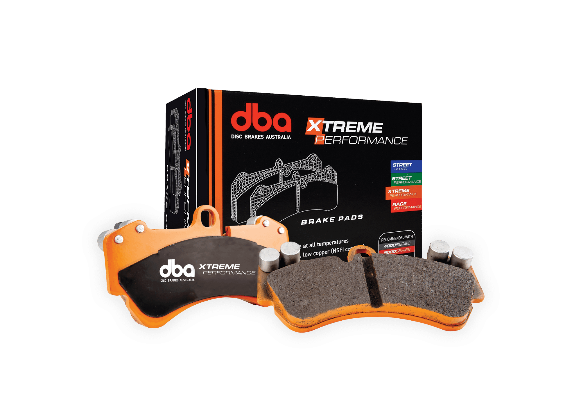 DBA Xtreme Performance Brake Pad Set (2003-2009 INFINITI G35, Nissan 350Z) - DB1520XP