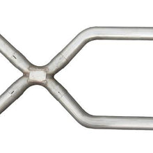 Pypes Exhaust X-Pipe Kit Intermediate Pipe 3 in Crossover Hardware Incl Natural 409 Stainless Steel Pypes Exhaust - XVA13