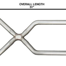Pypes Exhaust X-Pipe Kit Intermediate Pipe 3 in Crossover Hardware Incl Natural 409 Stainless Steel Pypes Exhaust - XVA13