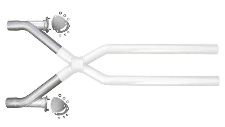 Pypes Xchange Dump Legs Front Intermediate Pipe 3 in Hardware Incl Natural 409 Stainless Steel Pypes Exhaust - XVX13F