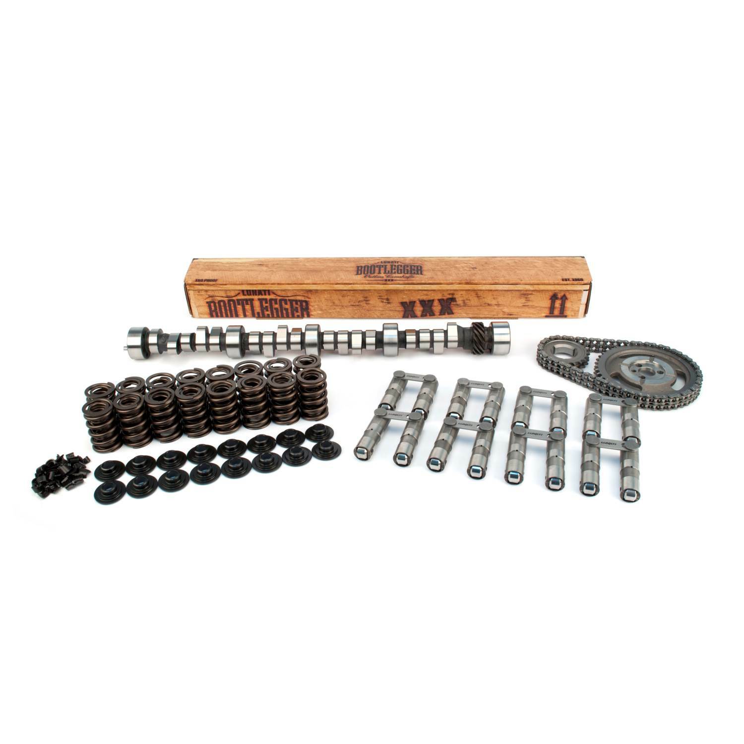 Lunati Bootlegger 232/244 Hydraulic Roller Complete Kit for 283-400 SBC - XXX12232HRK