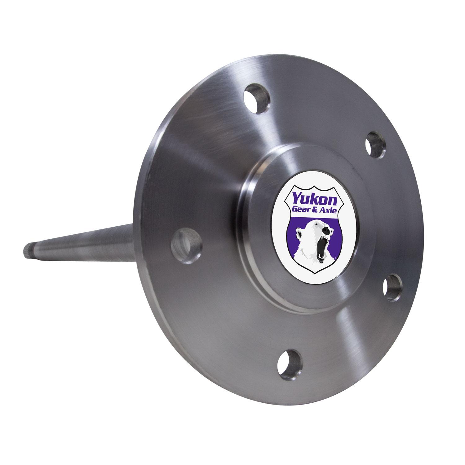 Yukon Gear & Axle Yukon 12T 5 Lug conversion axle, 65-69 30 ¾" early 30-spline 5X5 bolt pattern. - YA G3893606