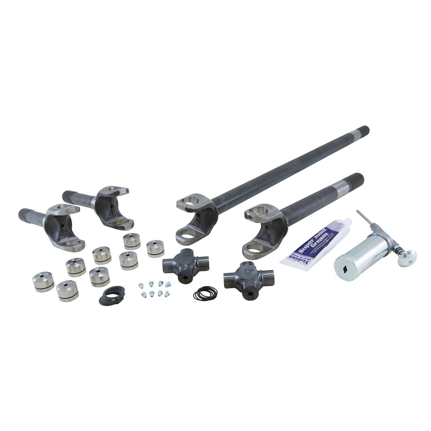 Yukon Gear & Axle Yukon front 4340 Chrome-Moly axle kit for '74-'79 Wagoneer (drum brakes), - YA W24144