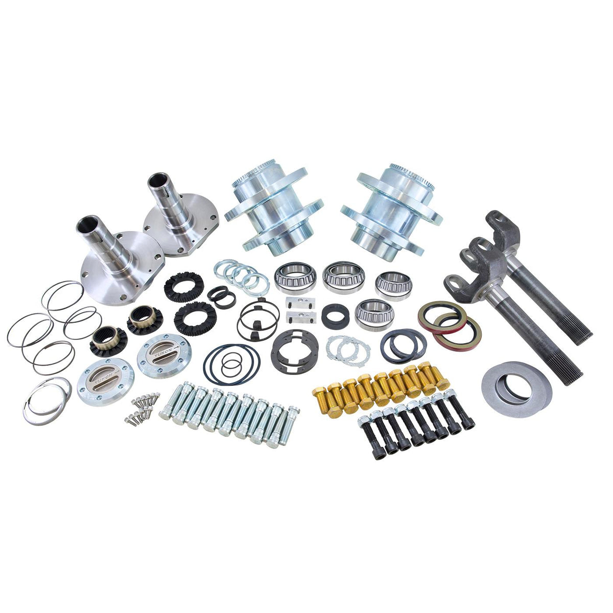 Yukon Gear & Axle Spin Free Locking Hub Conversion Kit for 2012-2017 Dodge 2500/3500, DRW - YA WU-14