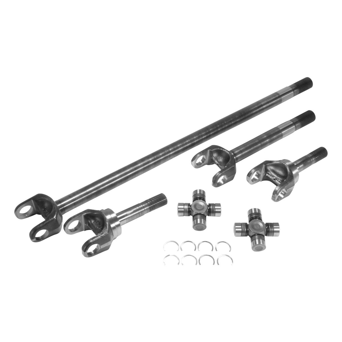 Yukon Gear & Axle Chromoly Front Axle Kit For Dana 60, Inner/Outer Both Sides, 1480 U-Joints - YA W26034