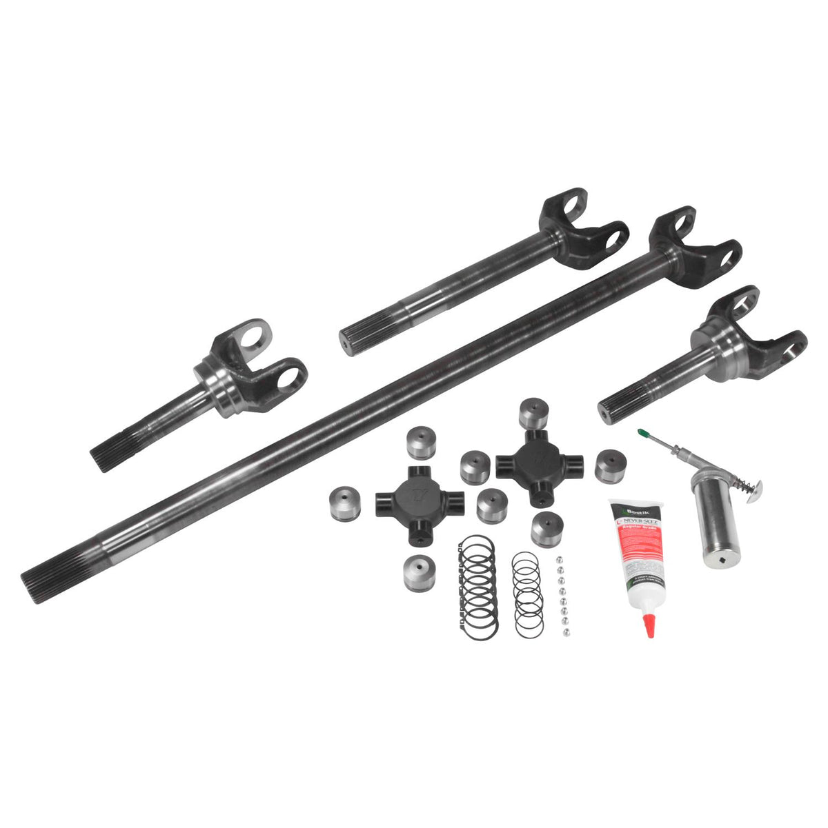 Yukon Gear & Axle Chromoly Front Axle Kit For Dana 60, Inner/Outer Both Sides, Super Joints - YA W26036