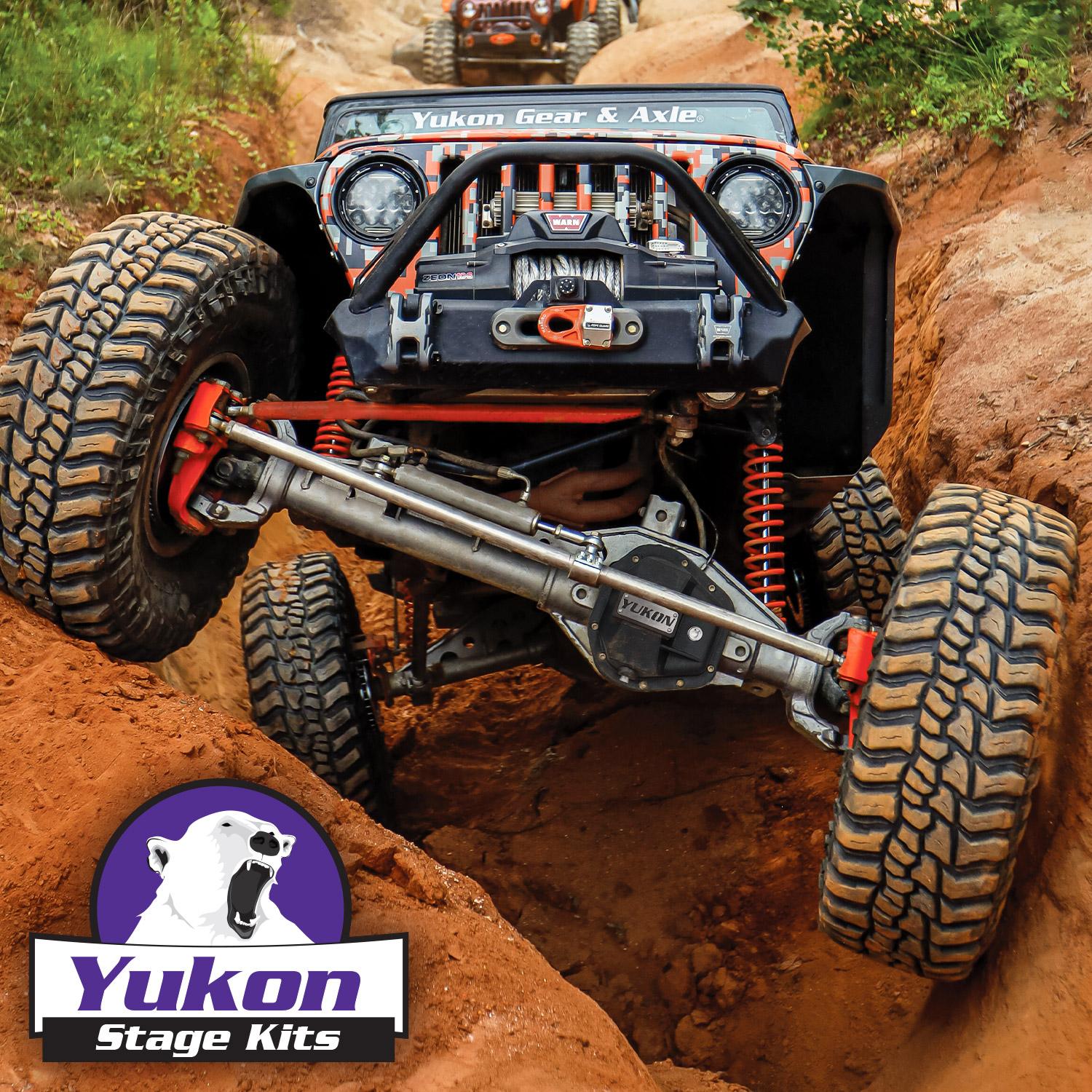 Yukon Gear & Axle Stage 2 Jeep Jk Re-Gear Kit, W/Diff Covers For Dana 30/44, 4.56 Ratio - YGK012STG2