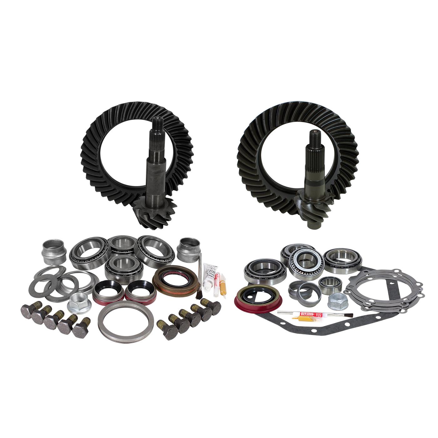 Yukon Gear & Axle Yukon Gear & Install Kit pkg for STD Rotation D60 & ’88 & down GM 14T 4.88 thick - YGK021