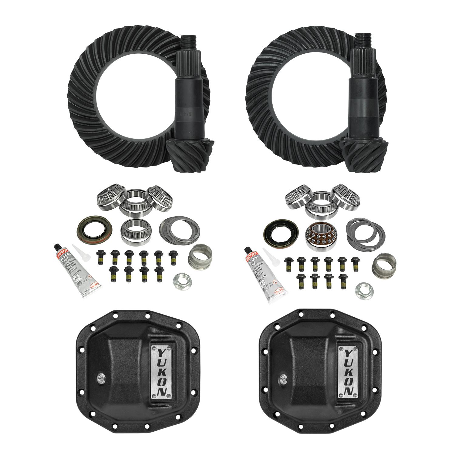 Yukon Gear & Axle Stage 2 Jeep Jl Re-Gear Kit W/Covers, Dana 30/35, 4.88 Ratio, 24 Spline - YGK074STG2
