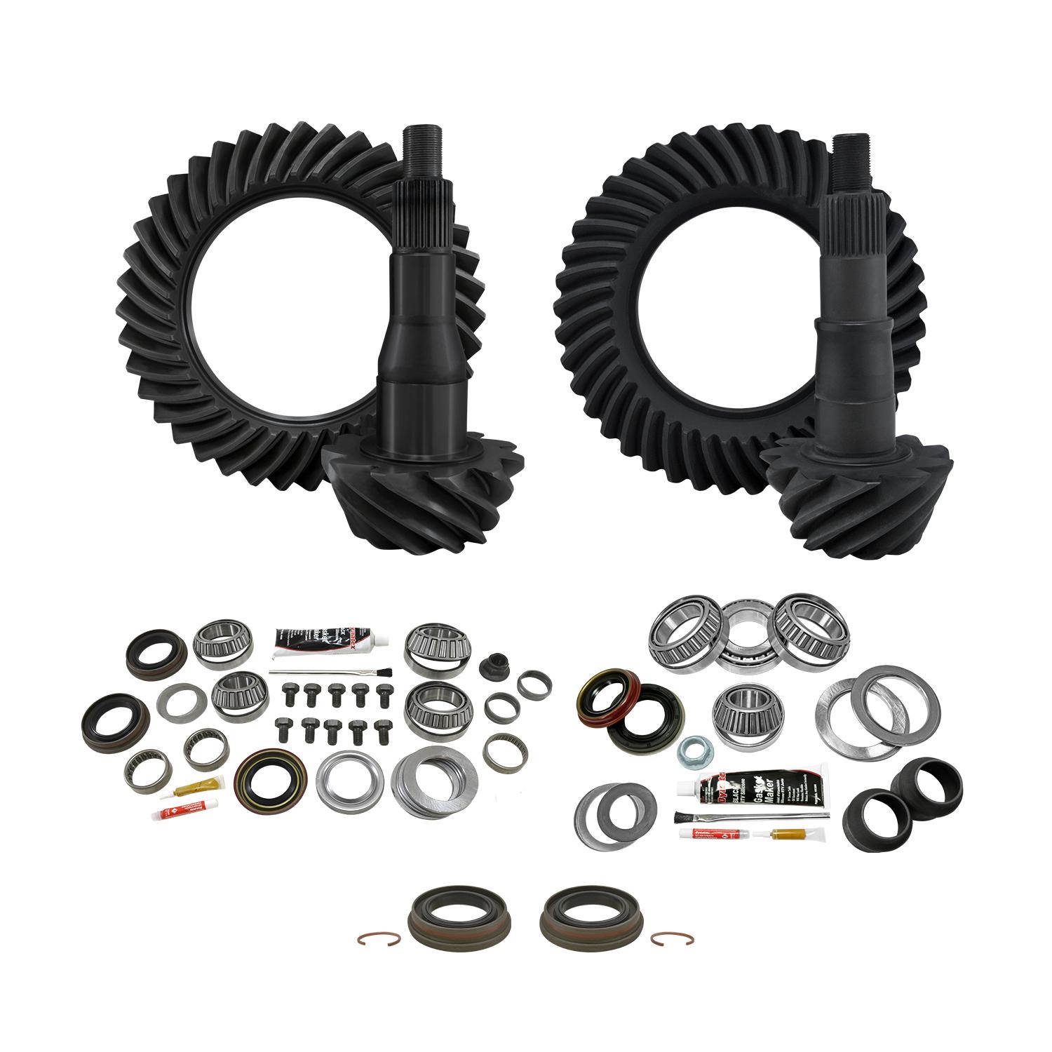 Yukon Gear & Axle Re-Gear & Installation Kit, Ford 9.75", 2000-2010 F150, 3.73 Ratio, Fr&Rr - YGK101