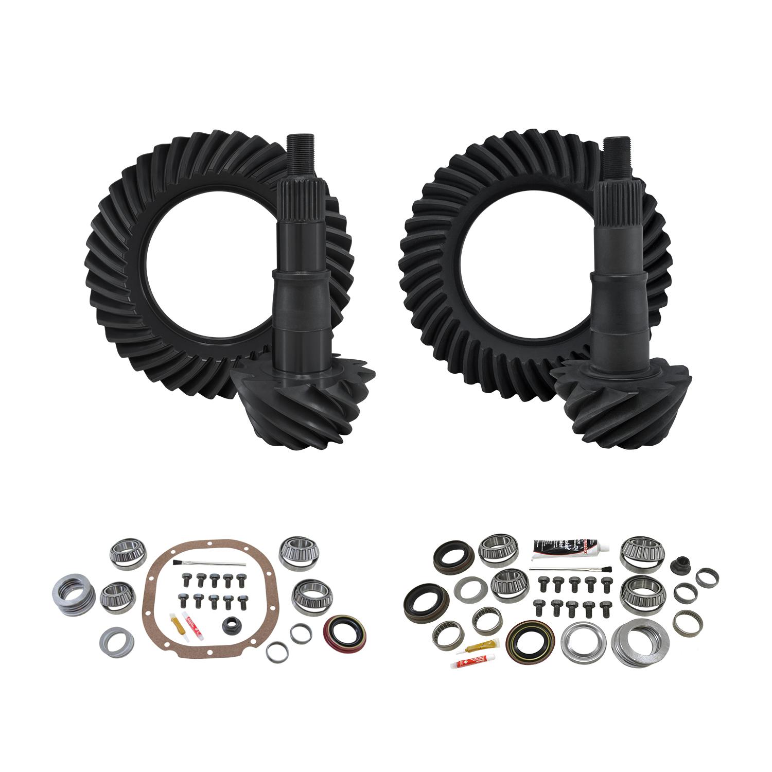 Yukon Gear & Axle Re-Gear & Installation Kit, Ford 8.8", 2000-2008 F150, 4.11 Ratio, Fr&Rr - YGK112