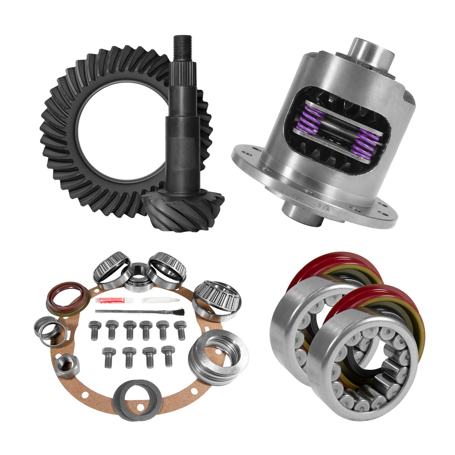 Yukon Gear & Axle 8.6" Gm 3.42 Rear Ring & Pinion, Install Kit, 30Spl Posi, Axle Bearings & Seals - YGK2016