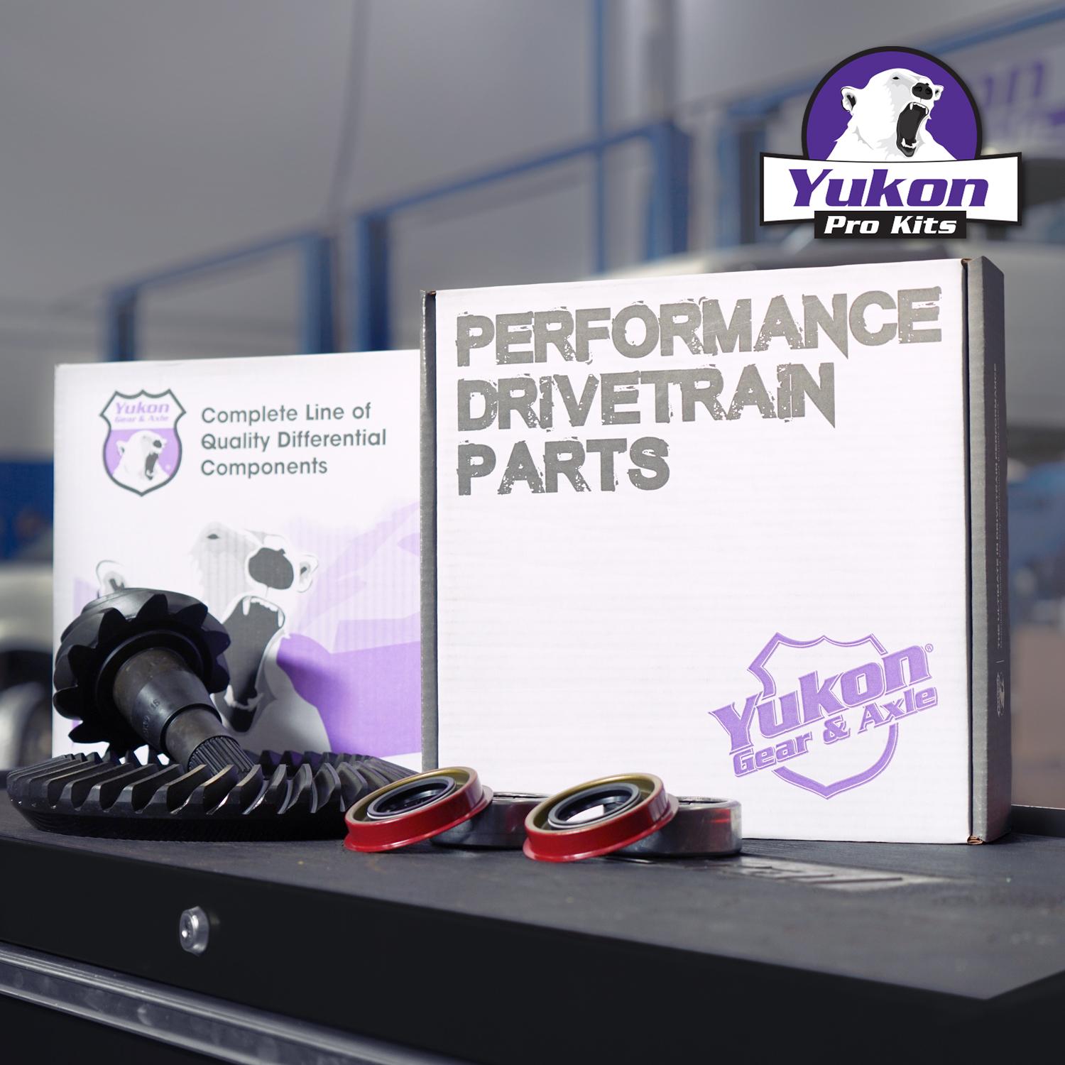 Yukon Gear & Axle 8.8" Ford 3.55 Rear Ring & Pinion, Install Kit, 2.99" Od Axle Bearings & Seals - YGK2065