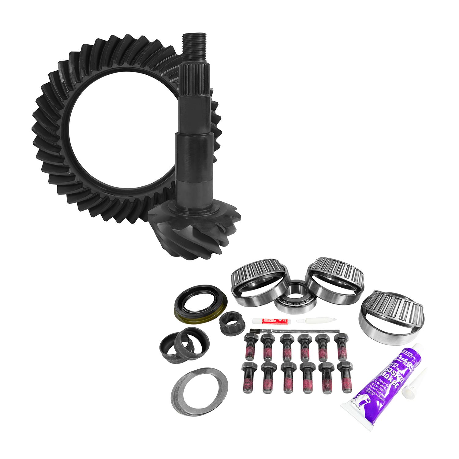 Yukon Gear & Axle 11.5" Aam 4.11 Rear Ring & Pinion, Install Kit, 4.375" Od Pinion Bearing - YGK2113