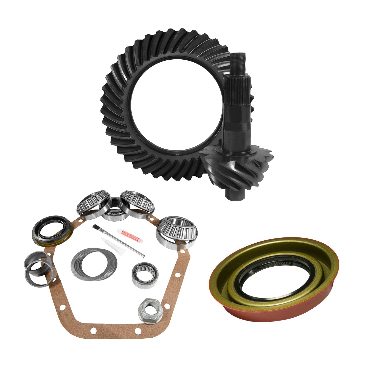Yukon Gear & Axle 10.5" Gm 14 Bolt 4.56 Rear Ring & Pinion And Install Kit - YGK2120