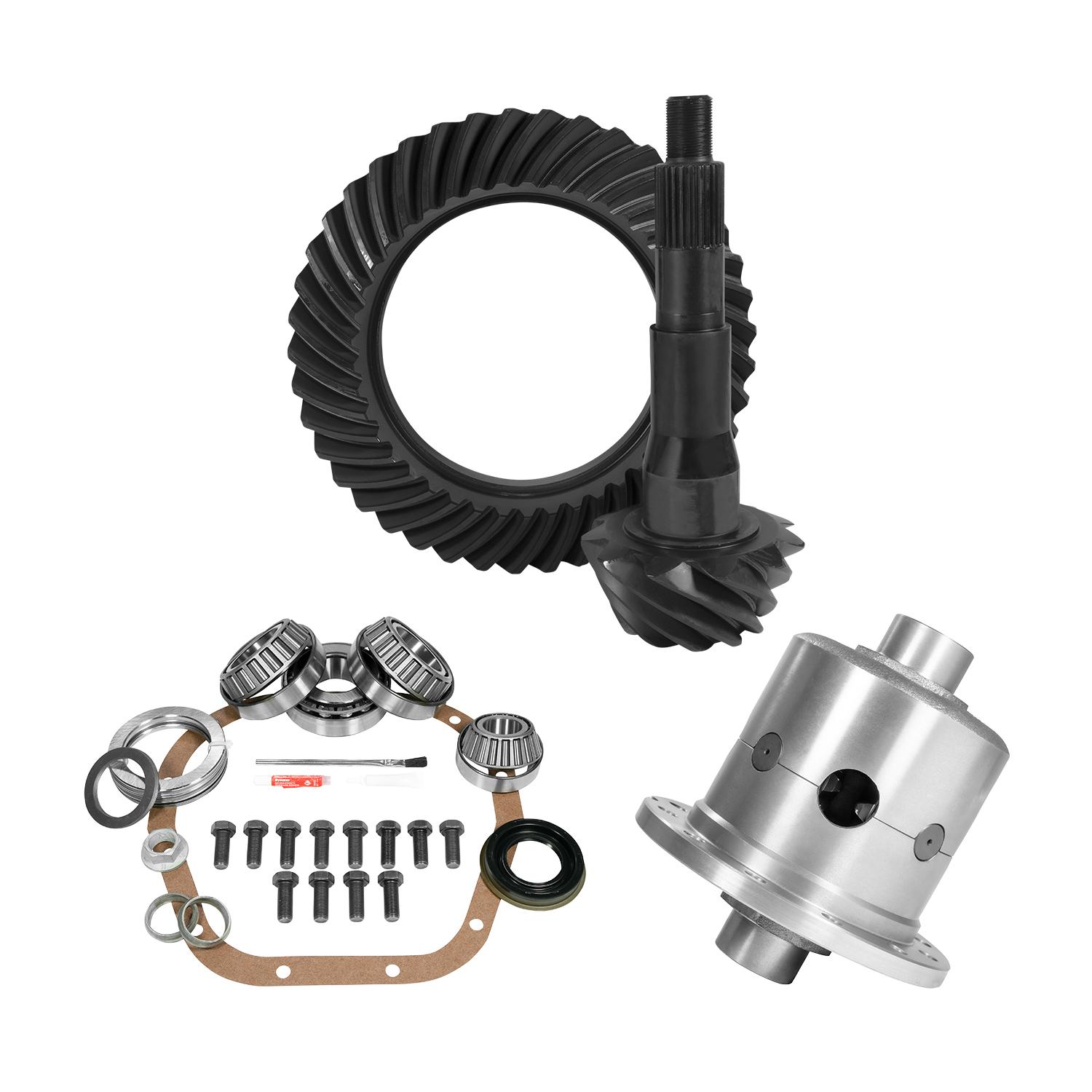 Yukon Gear & Axle 10.5" Ford 3.73 Rear Ring & Pinion, Install Kit, 35 Spline Posi - YGK2143