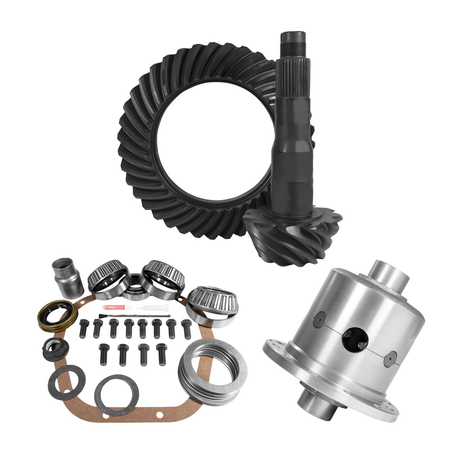 Yukon Gear & Axle 10.5" Ford 3.73 Rear Ring & Pinion, Install Kit, 35 Spline Posi - YGK2152