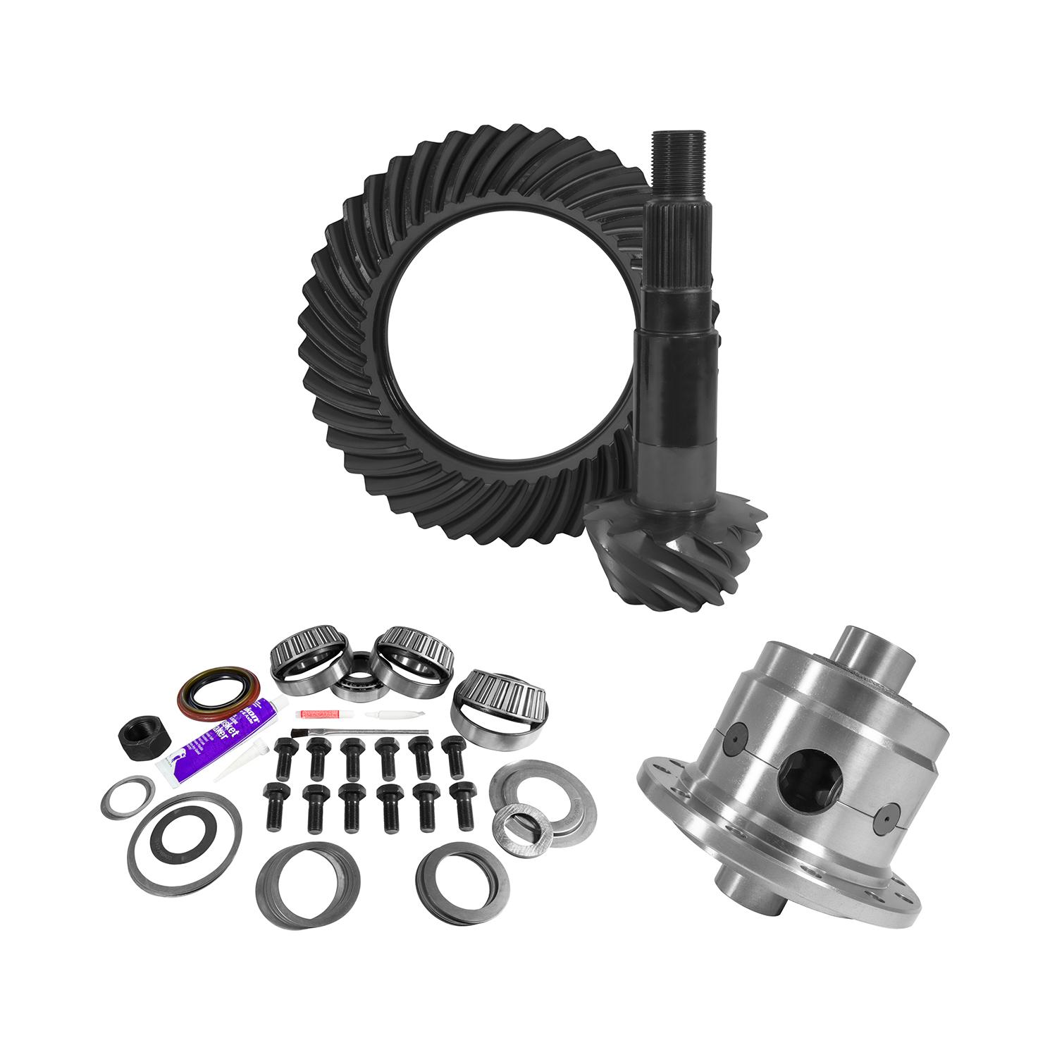 Yukon Gear & Axle 11.25" Dana 80 4.30 Rear Ring & Pinion, Install Kit, 35 Spline Posi, 4.125" Brg - YGK2168