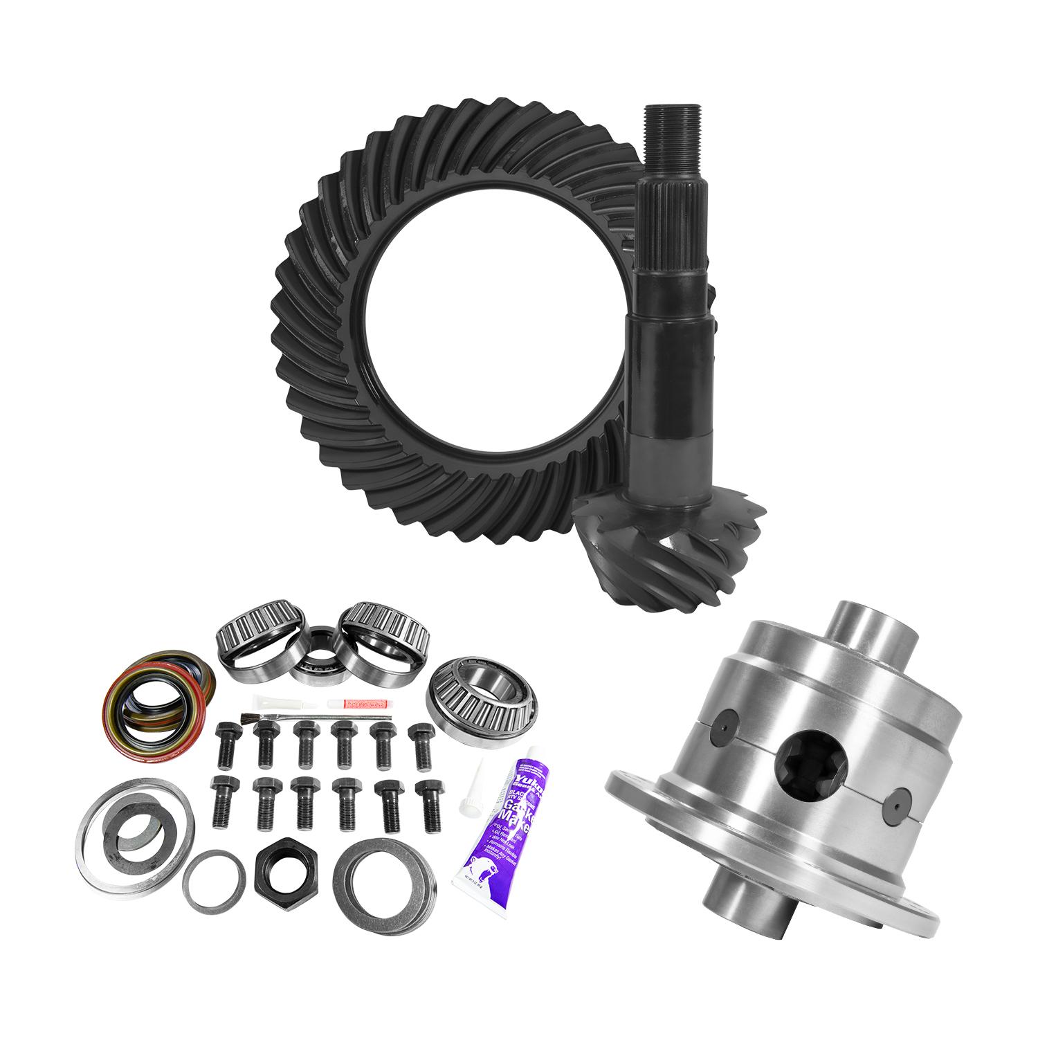 Yukon Gear & Axle 11.25" Dana 80 3.54 Rear Ring & Pinion, Install Kit, 35 Spline Posi, 4.375" Brg - YGK2178