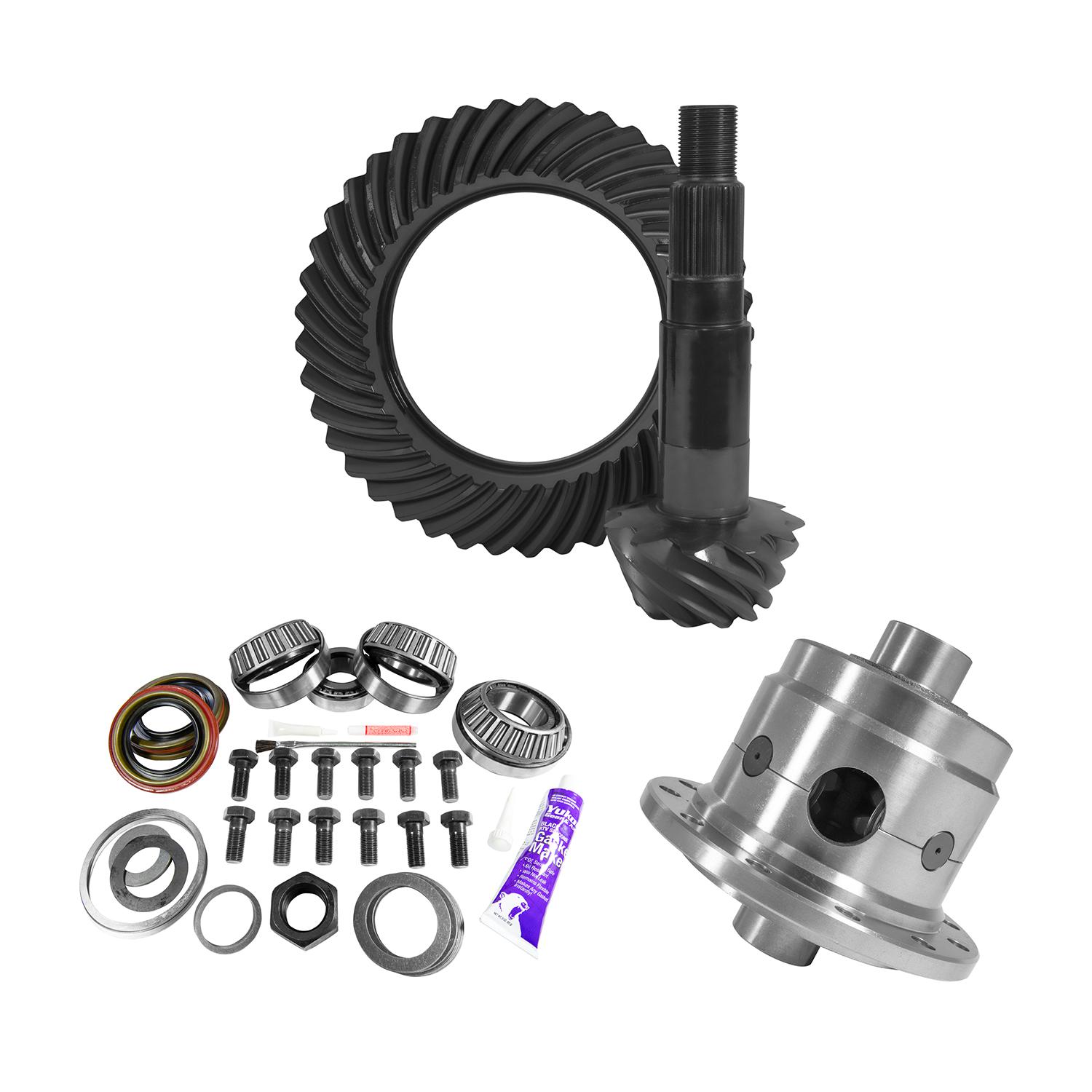Yukon Gear & Axle 11.25" Dana 80 4.11 Rear Ring & Pinion, Install Kit, 35 Spline Posi, 4.375" BRG - YGK2181