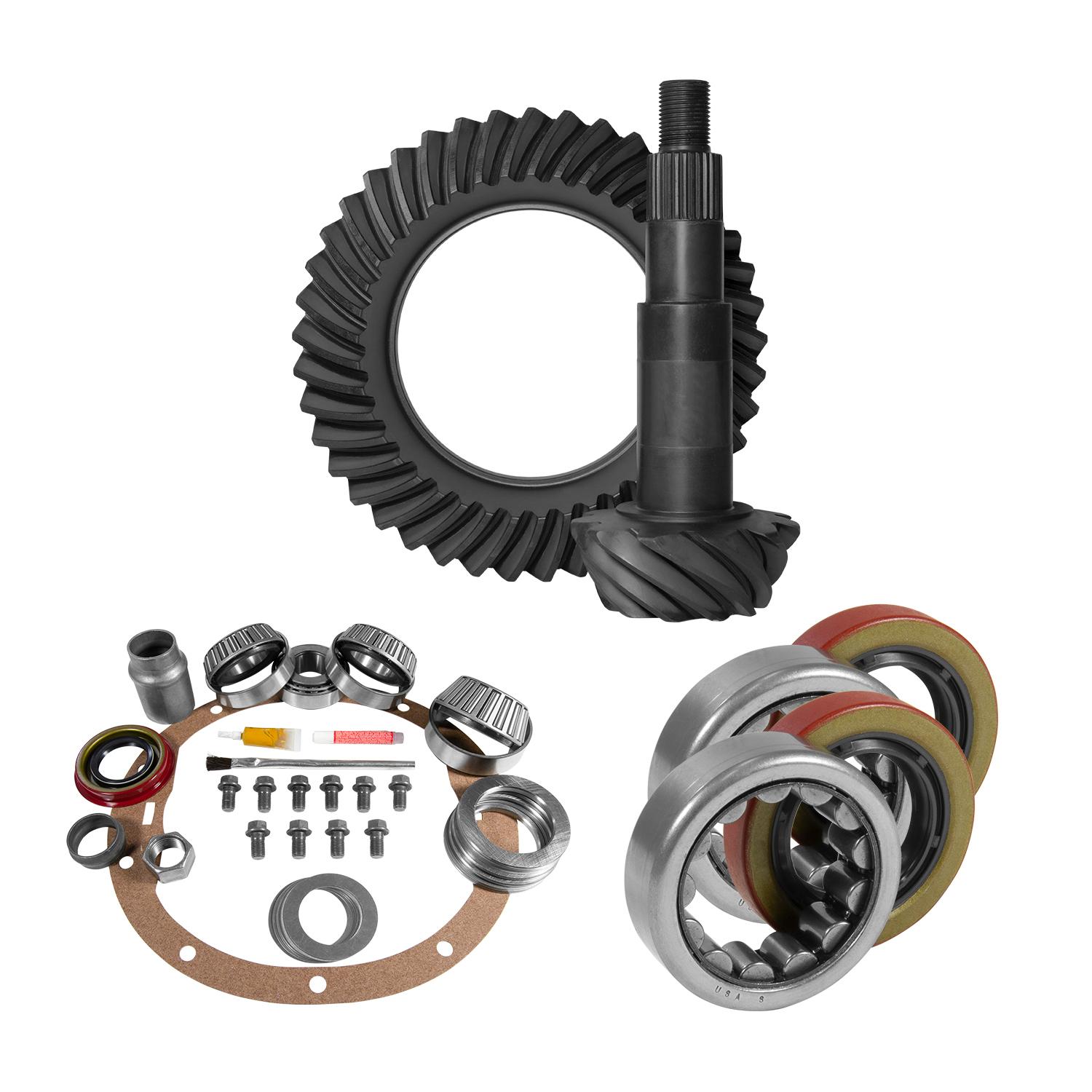 Yukon Gear & Axle 8.2" Gm 3.73 Rear Ring & Pinion, Install Kit, 2.25" Od Axle Bearings & Seals - YGK2211