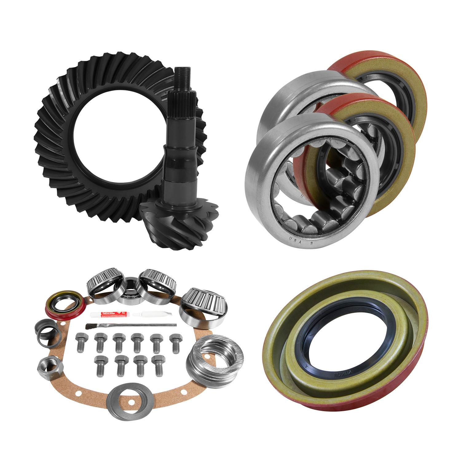 Yukon Gear & Axle 7.5"/7.625" Gm 3.42 Rear Ring & Pinion, Install Kit, 2.25" Od Axle Bearings - YGK2237