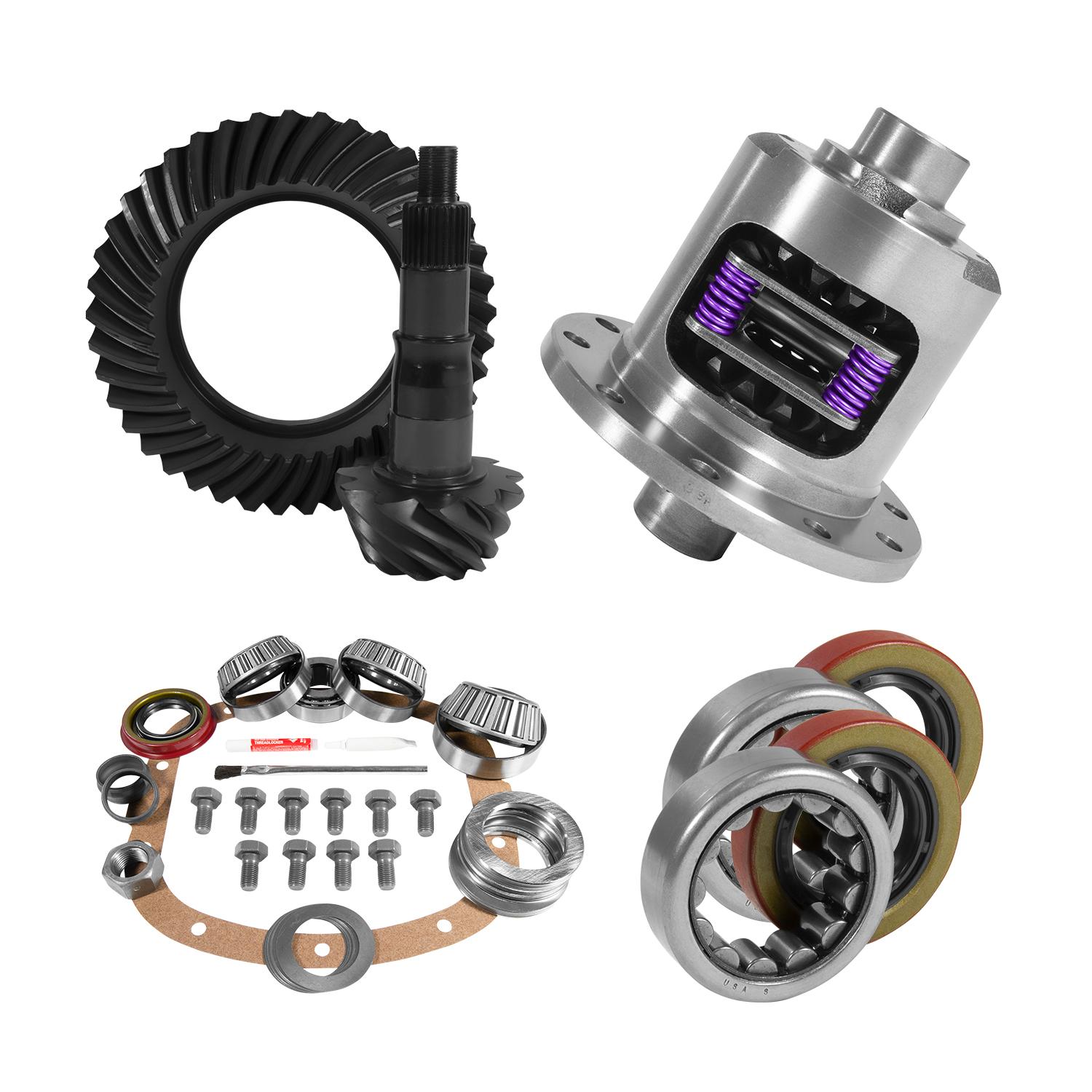 Yukon Gear & Axle 7.5" Gm 3.42 Rear Ring & Pinion, Install Kit, 26Spl Posi, 2.25" Axle Bearings - YGK2241