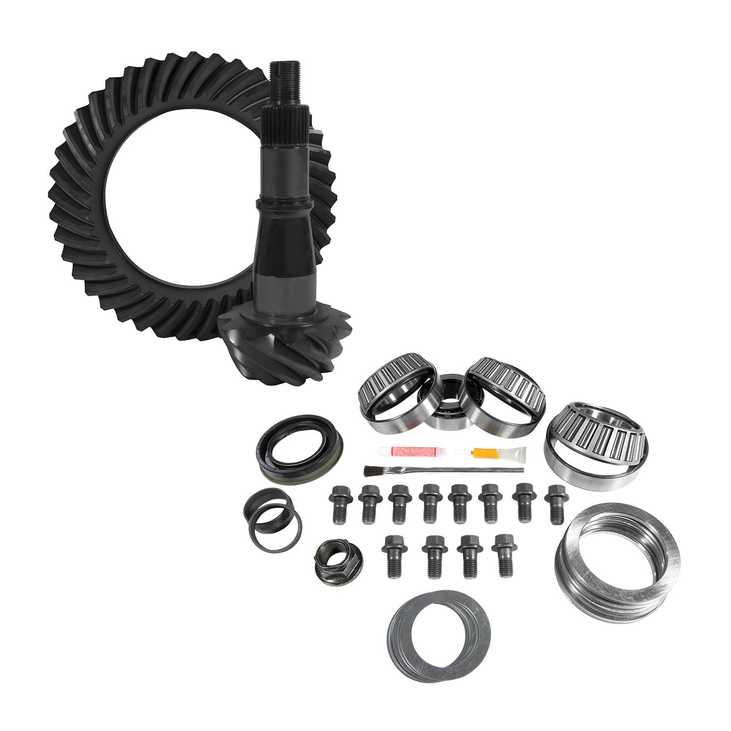 Yukon Gear & Axle 9.5" Gm 3.73 Rear Ring & Pinion, Install Kit, Axle Bearings & Seals - YGK2249
