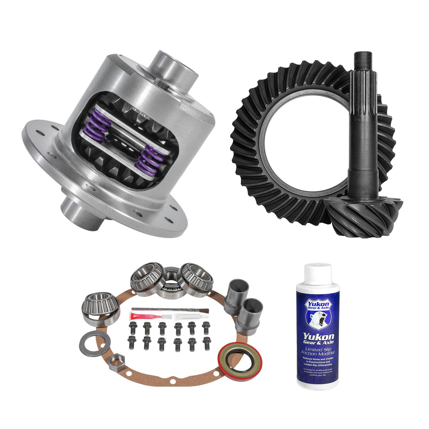 Yukon Gear & Axle Muscle Car Limited Slip & Re-Gear Kit For Gm 55P, 17 Spline, 3.73 Ratio - YGK2371
