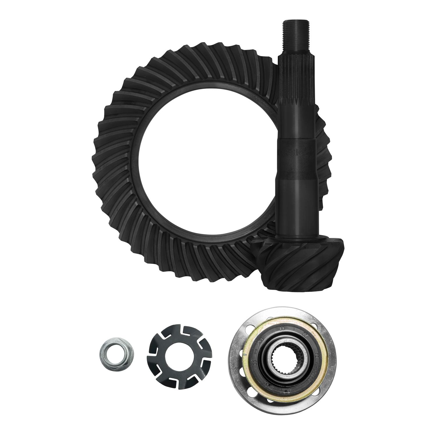 Yukon Gear & Axle Yukon Ring & Pinion Set for Toyota 8" High Pinion in Reverse 5.29  with Yoke Kit - YG TLCF-529RK