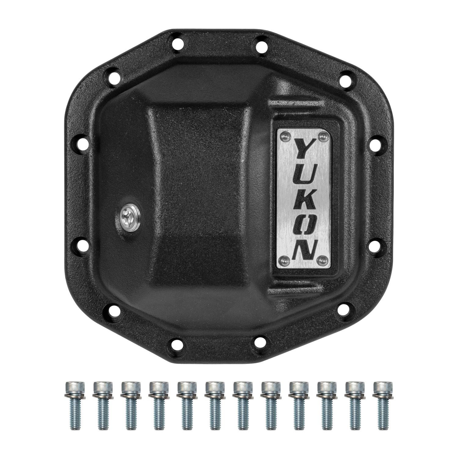Yukon Gear & Axle Yukon Hardcore Rear Nodular Iron Cover for Jeep Wrangler JL Dana 35 Rear - YHCC-D35JL