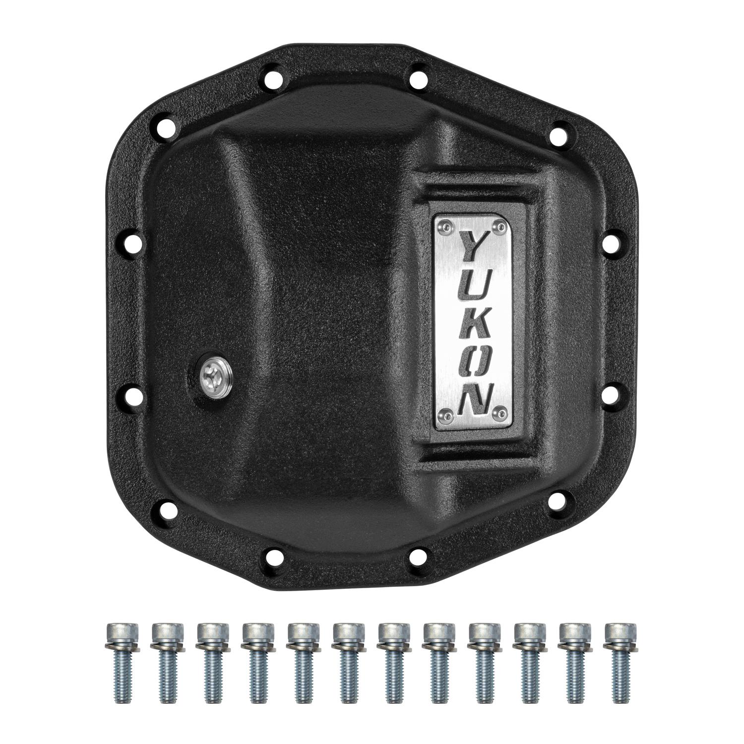 Yukon Gear & Axle Yukon Hardcore Front Nodular Iron Cover for Jeep Wrangler JL Dana 44 Front - YHCC-D44JL-FRONT